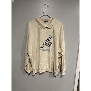 Vintage T-Shirt Women For Sail Single Stitch Sweatshirt Collared RARE HTF